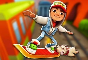 SUBWAY SURF HALLOWEEN free online game on